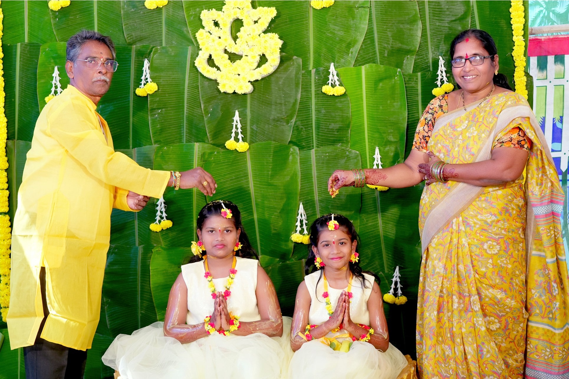 Clear sky above a snow-covered forest