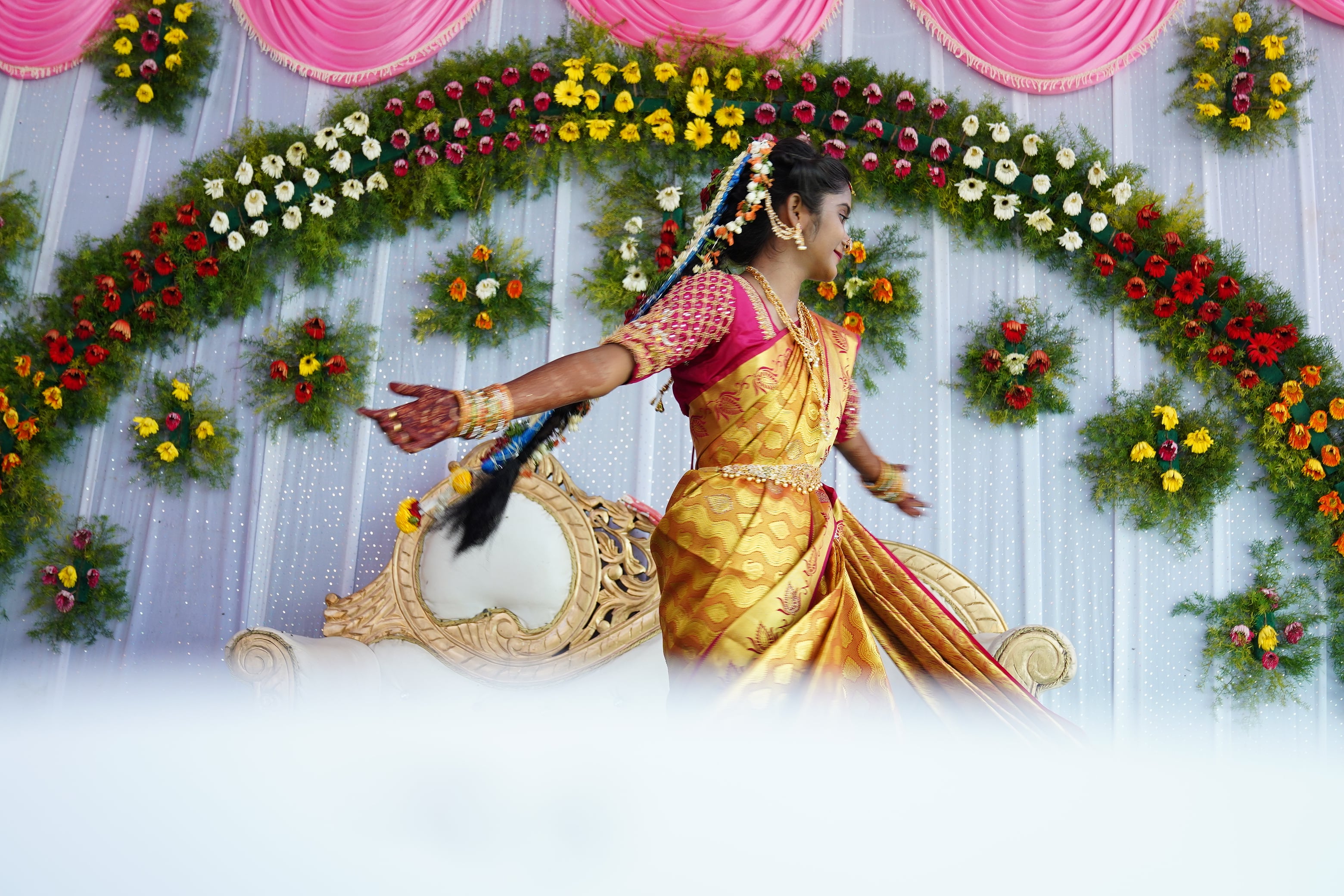 A view of a calm lake surrounded by mountains