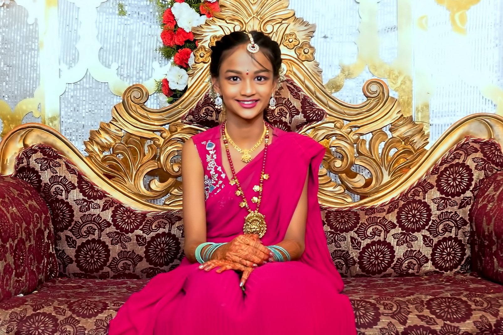 Birthday and Saree Ceremony Photography by Varshtiha Pictures